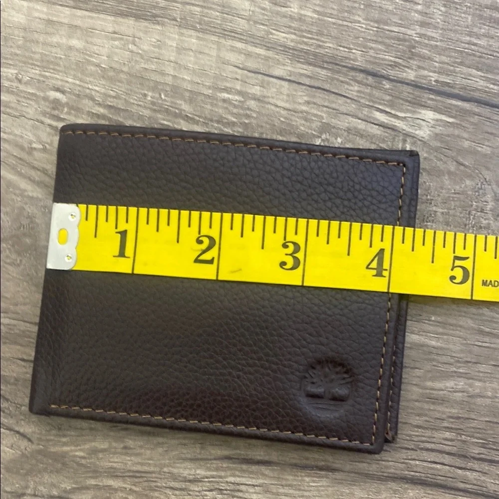 Timberland Brown Leather Key Card Holder